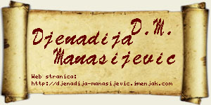 Đenadija Manasijević vizit kartica